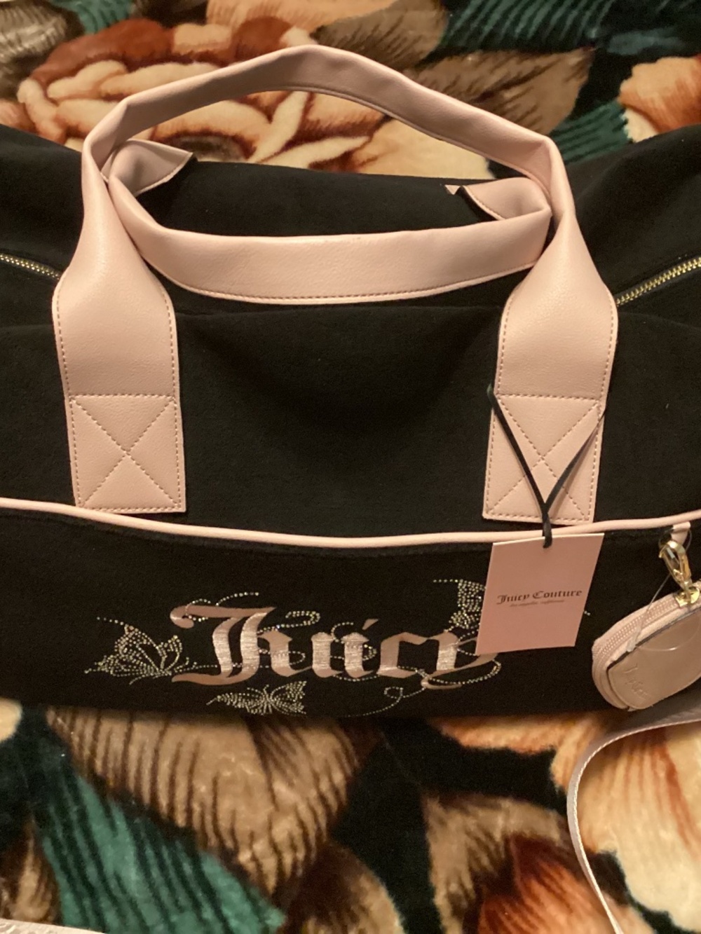 Juicy Couture large overnight duffle, new with tag.